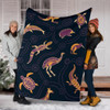 Australia Blanket - Indigenous Animals Patterns