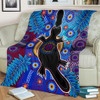 Australia Aboriginal Blanket - Indigenous Platypus