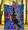 Australia Aboriginal Blanket - Indigenous Platypus