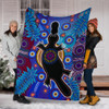 Australia Aboriginal Blanket - Indigenous Platypus