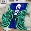 [Custom] Australia Torres Strait Blanket - Torres Strait Symbol And Aboriginal Patterns