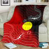 Australia Aboriginal Blanket - Two Indigenous Lizard