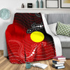 Australia Aboriginal Blanket - Two Indigenous Lizard