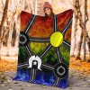 Australia Naidoc Week 2021  Blanket  - Aboriginal Geometric Style