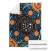 Australia Aboriginal Blanket - Aboriginal Art Painting And Snake