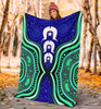 Australia Torres Strait Blanket - Torres Strait Symbol And Aboriginal Patterns