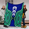 Australia Torres Strait Blanket - Torres Strait Symbol And Aboriginal Patterns