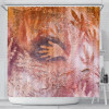 Australia Aboriginal Shower Curtain - Aboriginal Hand Art