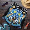 Australia Torres Strait Men Shorts - Dhari Mask In Plam Tree