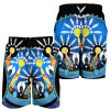 Australia Torres Strait Men Shorts - Dhari Mask In Plam Tree