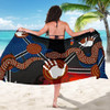 Australia Aboriginal Sarong - Australian Boomerang and Snake Indigenous Art