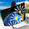 [Custom] Australia Torres Strait Sarong - Dhari Mask In Palm Tree