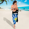 [Custom] Australia Torres Strait Sarong - Dhari Mask In Palm Tree