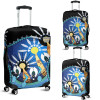 [Custom] Australia Torres Strait Luggage Cover - Dhari Mask In Palm Tree
