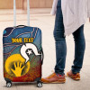 [Custom] Australia Aboriginal Luggage Cover - Aboriginal and Torres Strait Islanders Flag