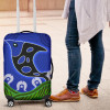 Australia Luggage Cover - Torres Strait Dot Patterns Fish