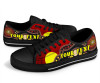 [Custom] Australia Low Top Canvas Shoes - Australia Aboriginal Lives Matter Flag