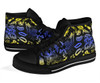 Australia High Top Canvas Shoes - Australian Aboriginal Golden Wattle