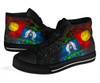 Australia High Top Canvas Shoes - Always Was - Always Will Be Naidoc Week 2021