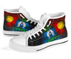 Australia High Top Canvas Shoes - Always Was - Always Will Be Naidoc Week 2021