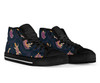 Australia High Top Canvas Shoes - Indigenous Animals Patterns