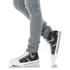 Australia High Top Canvas Shoes - Indigenous Animals Patterns