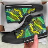 Australia High Top Canvas Shoes - Aboriginal Platypus