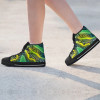 Australia High Top Canvas Shoes - Aboriginal Platypus