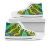 Australia High Top Canvas Shoes - Aboriginal Platypus