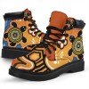 Australia Aboriginal All Season Boots - Indigenous Art Patterns Ver04