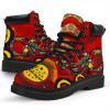 Australia Aboriginal All Season Boots - Lizard And Boomerang Patterns