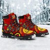 Australia Aboriginal All Season Boots - Lizard And Boomerang Patterns