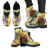 Australia Leather Boots - Australia Kookaburra With Waratah