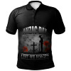 Australia Anzac Polo Shirt - Lest We Forget 2D Style (White)