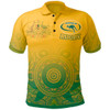 Wallabies Rugby Polo Shirt - Kangaroo and Coat Of Arms Polo Shirt
