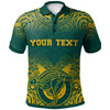 Wallabies Rugby Polo Shirt - Custom Aboriginal Inspired Wallabies Kangaroo Polo Shirt