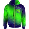 Canberra Raiders Hoodie - Custom Canberra Raiders Gradient Style Hoodie