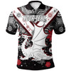 Australia Illawarra and St George Christmas Polo Shirt - Custom Christmas Indigenous Dragon Polo Shirt