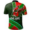 Australia South Sydney Rabbitohs Custom Polo Shirt - Indigenous Bunnies Power Sport Tribal Polo Shirt