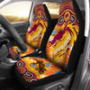 Australia Brisbane Broncos Custom Car Seat Cover - Indigenous Bronxnation Sport Car Seat Cover