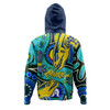 Parramatta Eels Custom Hoodie - Parramatta Eels Now Or Never Indigenous Culture Flag Dot Painting Hoodie