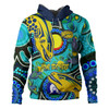 Parramatta Eels Custom Hoodie - Parramatta Eels Now Or Never Indigenous Culture Flag Dot Painting Hoodie