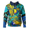 Parramatta Eels Custom Hoodie - Parramatta Eels Now Or Never Indigenous Culture Flag Dot Painting Hoodie