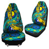 Parramatta Eels Custom Car Seat Cover - Parramatta Eels Now Or Never Indigenous Culture Flag Dot Painting Car Seat Cover