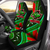 Australia South Sydney Rabbitohs Custom Car Seat Cover - Indigenous Bunnies Power Sport Tribal Car Seat Cover