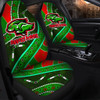Australia South Sydney Rabbitohs Custom Car Seat Cover - Indigenous Bunnies Power Sport Tribal Car Seat Cover