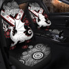 Australia Illawarra and St George Car Seat Covers - Custom Aboriginal Inspired Dragon Car Seat Covers