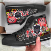 Penrith High Top Shoes - Indigenous Super Black Penrith Scratch Style