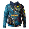 Australian All Stars Custom Hoodie - Dreamtime Turtles With Indigenous Cultures Flag Hoodie