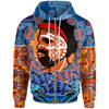 Australia Custom Hoodie - Indigenous Man and Sea